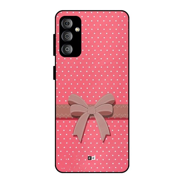 Gift Ribbon Metal Back Case for Galaxy F23
