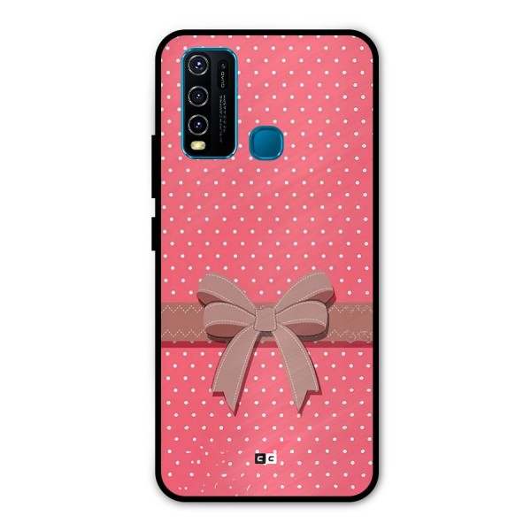 Gift Ribbon Metal Back Case for Vivo Y50