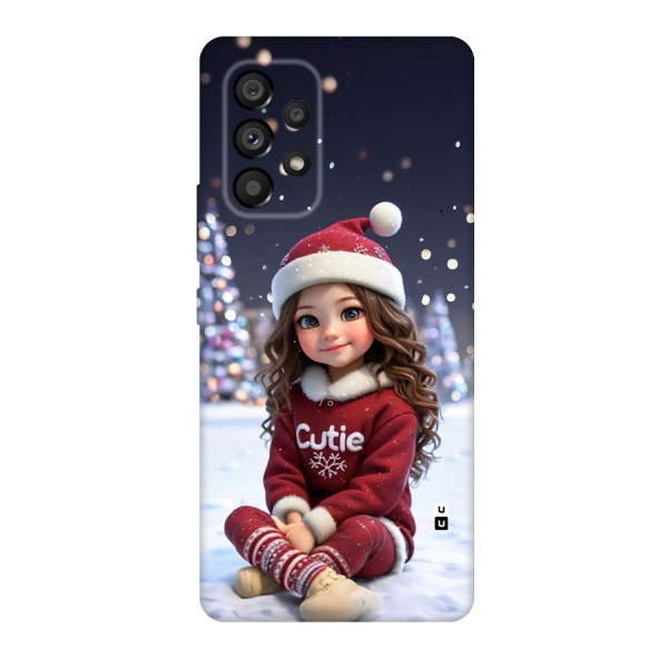 Girl In Snow Back Case for Galaxy A53 5G