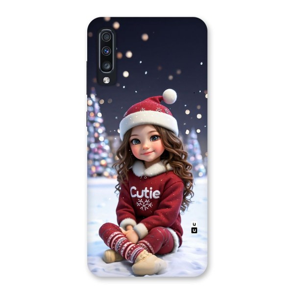 Girl In Snow Back Case for Galaxy A70