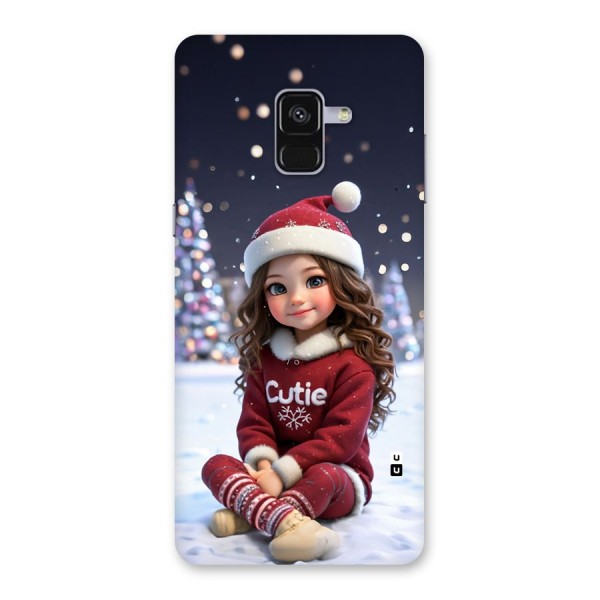 Girl In Snow Back Case for Galaxy A8 Plus