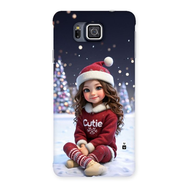 Girl In Snow Back Case for Galaxy Alpha