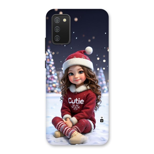 Girl In Snow Back Case for Galaxy M02s
