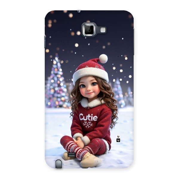 Girl In Snow Back Case for Galaxy Note
