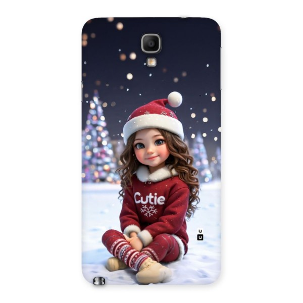 Girl In Snow Back Case for Galaxy Note 3 Neo