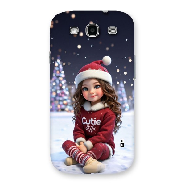Girl In Snow Back Case for Galaxy S3