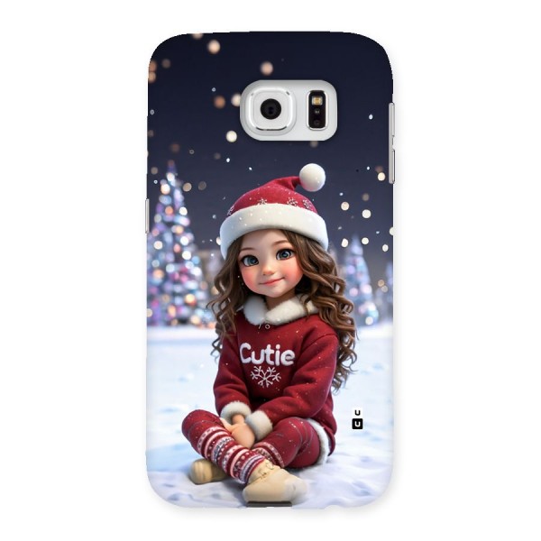 Girl In Snow Back Case for Galaxy S6