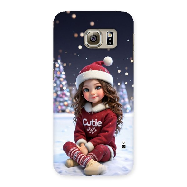 Girl In Snow Back Case for Galaxy S6 edge