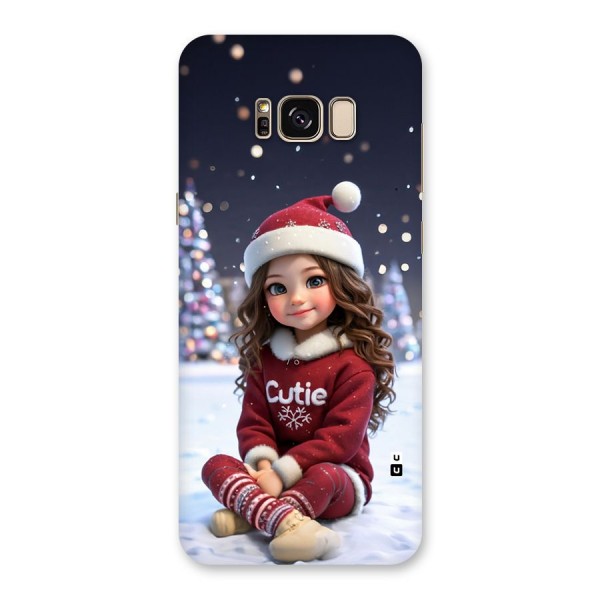 Girl In Snow Back Case for Galaxy S8 Plus