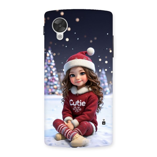 Girl In Snow Back Case for Google Nexus 5