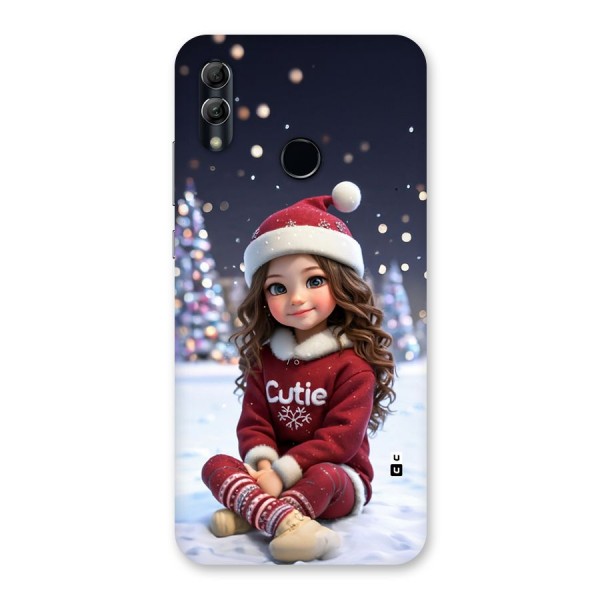 Girl In Snow Back Case for Honor 10 Lite