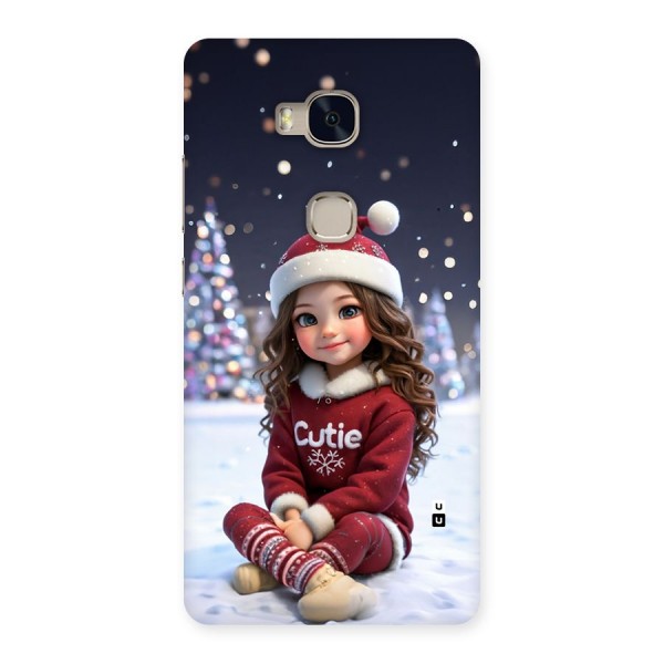 Girl In Snow Back Case for Honor 5X