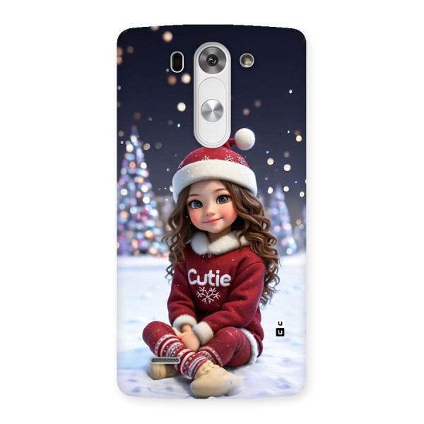 Girl In Snow Back Case for LG G3 Mini
