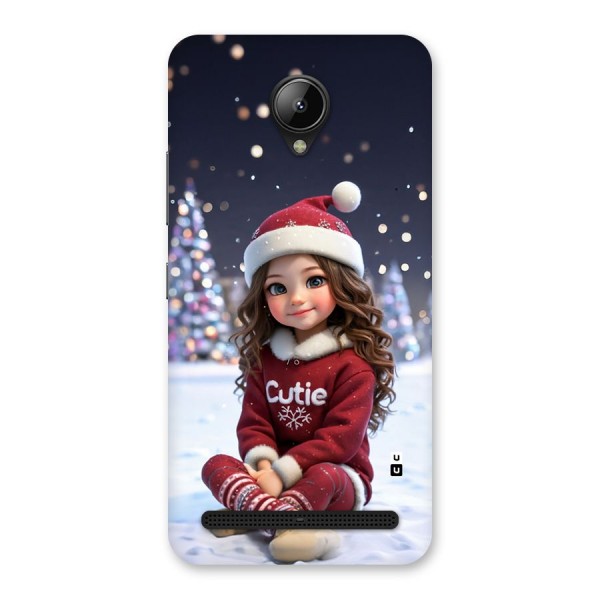 Girl In Snow Back Case for Lenovo C2