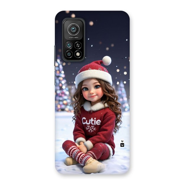 Girl In Snow Back Case for Mi 10T 5G