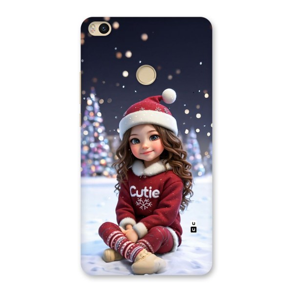 Girl In Snow Back Case for Mi Max 2