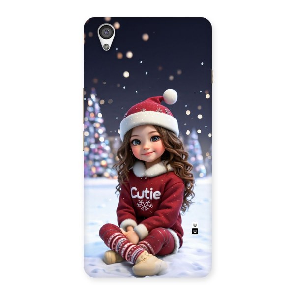 Girl In Snow Back Case for OnePlus X