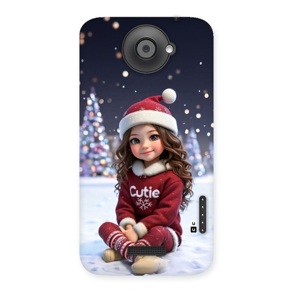 Girl In Snow Back Case for One X