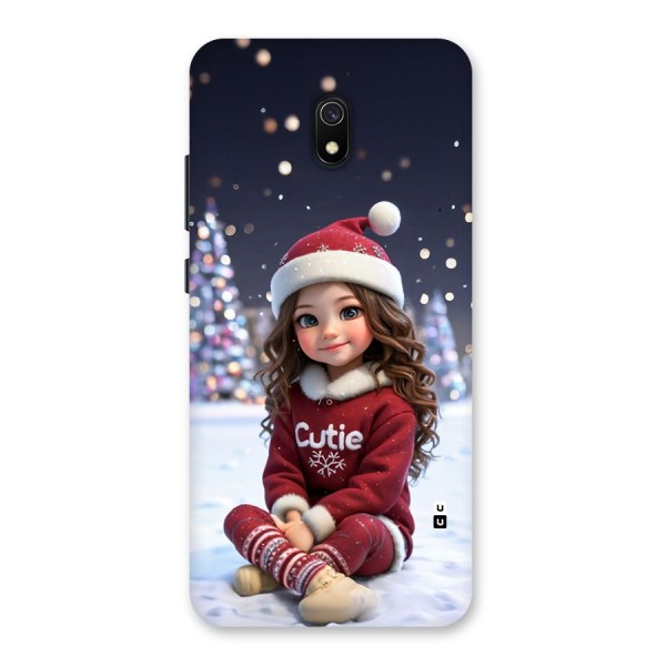 Girl In Snow Back Case for Redmi 8A