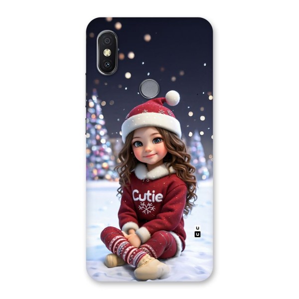 Girl In Snow Back Case for Redmi Y2