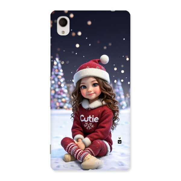 Girl In Snow Back Case for Xperia M4