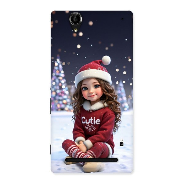 Girl In Snow Back Case for Xperia T2