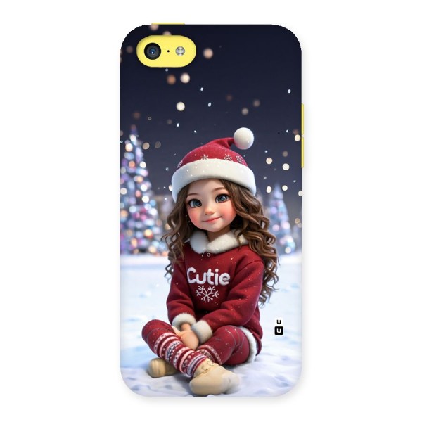 Girl In Snow Back Case for iPhone 5C