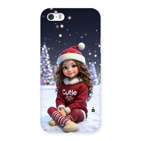 Girl In Snow Back Case for iPhone 5 5s