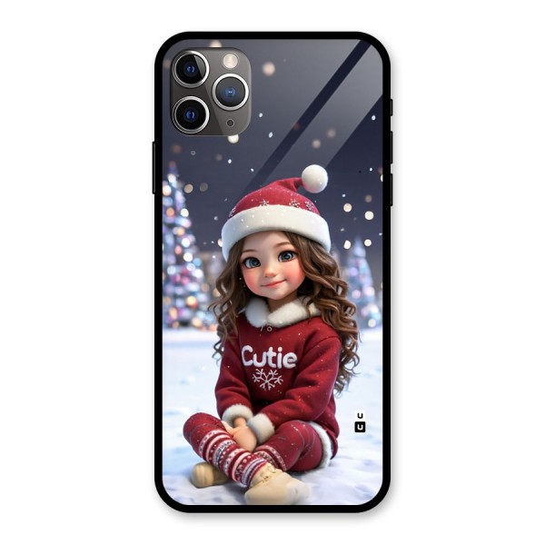 Girl In Snow Glass Back Case for iPhone 11 Pro Max