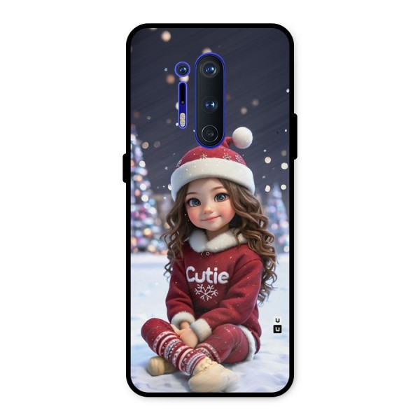 Girl In Snow Metal Back Case for OnePlus 8 Pro