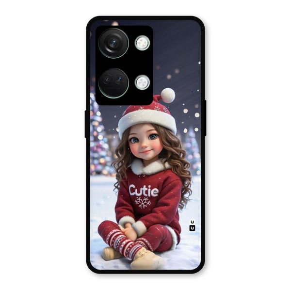 Girl In Snow Metal Back Case for OnePlus Nord 3