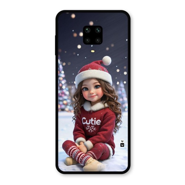 Girl In Snow Metal Back Case for Redmi Note 9 Pro Max