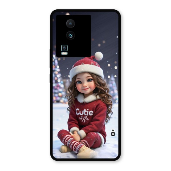 Girl In Snow Metal Back Case for iQOO Neo 7 Pro