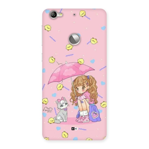 Girl With Cat Back Case for Le 1S