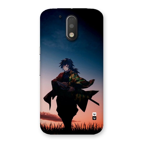 Giyu Tomioka Stance Back Case for Moto G4 Plus