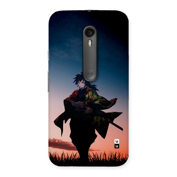 Giyu Tomioka Stance Back Case for Moto G Turbo