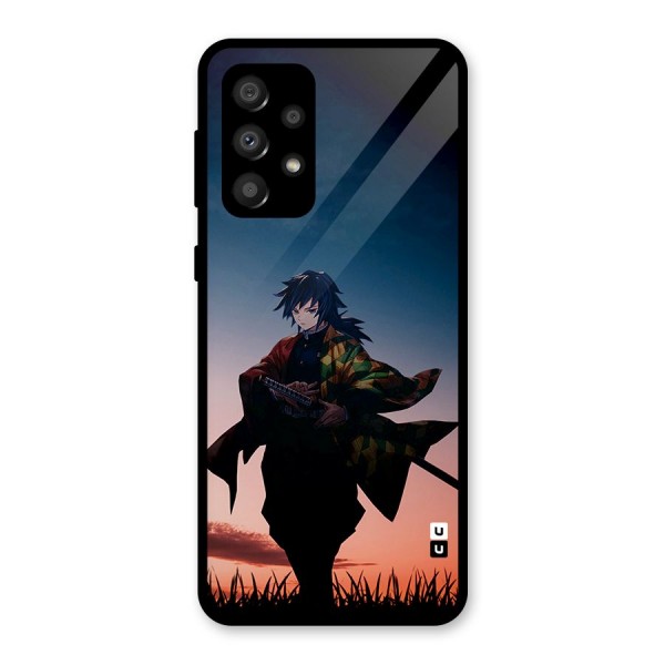 Giyu Tomioka Stance Glass Back Case for Galaxy A32