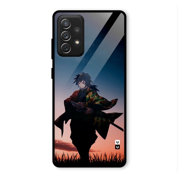 Giyu Tomioka Stance Glass Back Case for Galaxy A72