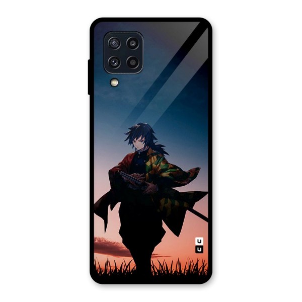 Giyu Tomioka Stance Glass Back Case for Galaxy M32