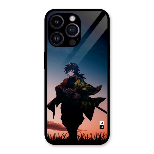 Giyu Tomioka Stance Glass Back Case for iPhone 14 Pro Max