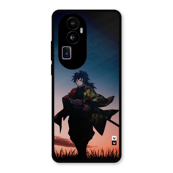 Giyu Tomioka Stance Metal Back Case for Oppo Reno10 Pro Plus