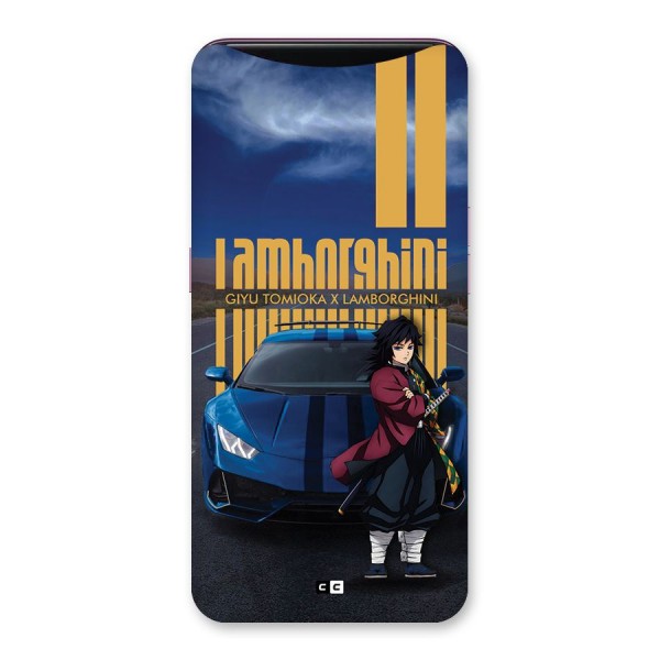 Giyu Tomioka Supercar Back Case for Oppo Find X