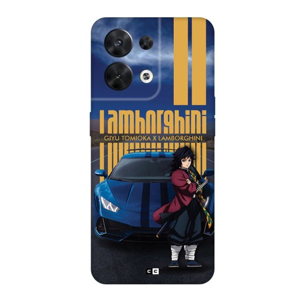 Giyu Tomioka Supercar Back Case for Oppo Reno8 5G