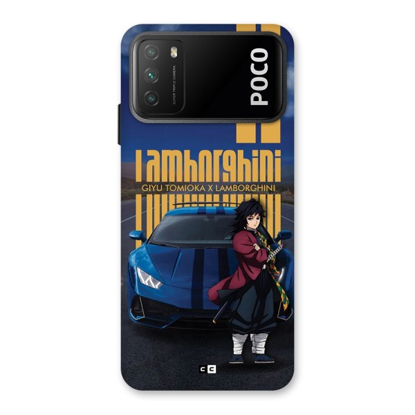 Giyu Tomioka Supercar Back Case for Poco M3