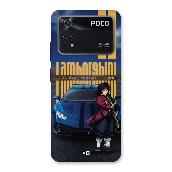 Giyu Tomioka Supercar Back Case for Poco M4 Pro 4G