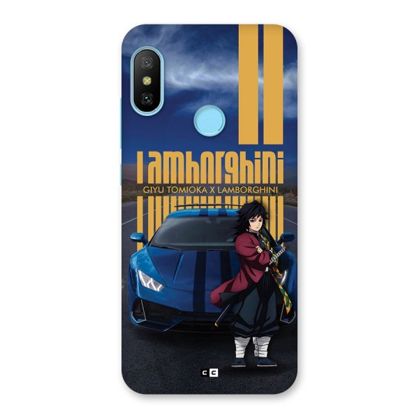 Giyu Tomioka Supercar Back Case for Redmi 6 Pro