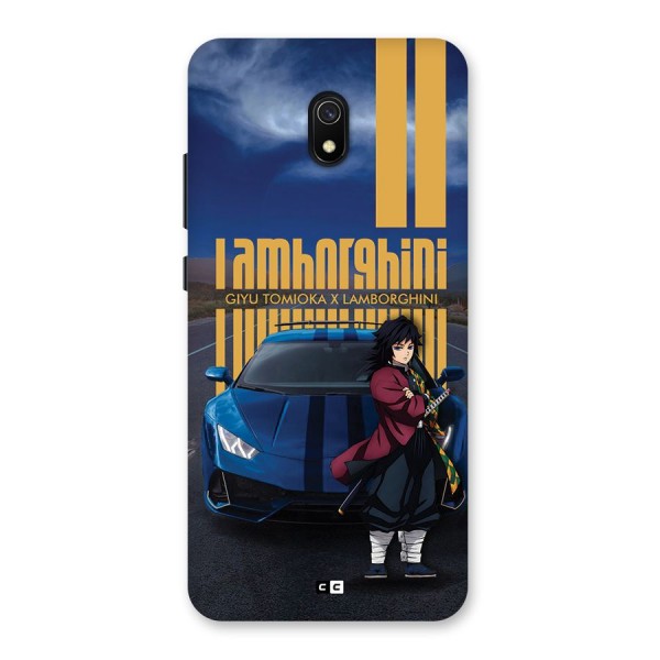 Giyu Tomioka Supercar Back Case for Redmi 8A