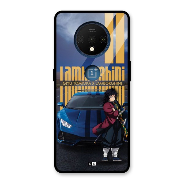 Giyu Tomioka Supercar Glass Back Case for OnePlus 7T