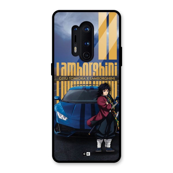 Giyu Tomioka Supercar Glass Back Case for OnePlus 8 Pro