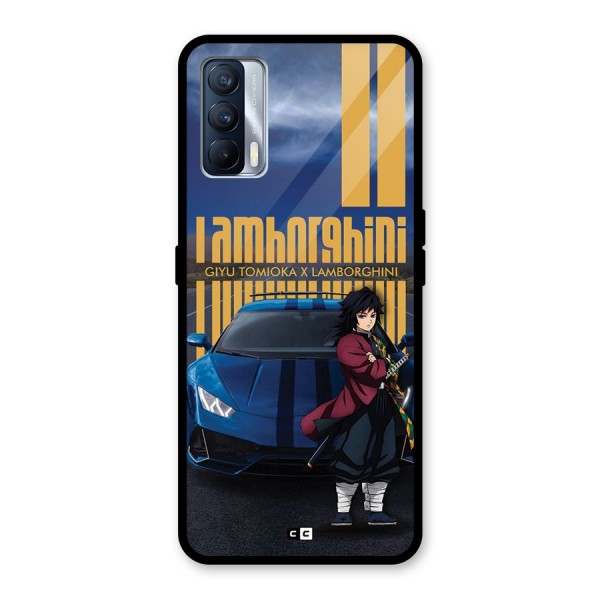 Giyu Tomioka Supercar Glass Back Case for Realme X7